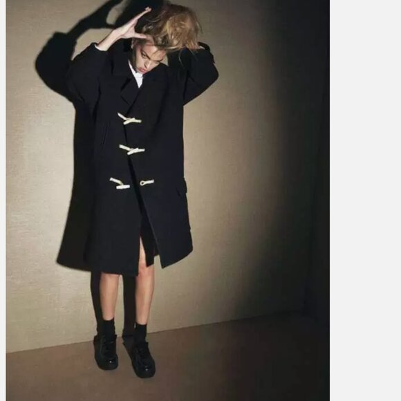 NWT ZARA Wool Toggle Coat ZW Limited Edition 3057/783 Bloggers Fave  Medium - Picture 6 of 12